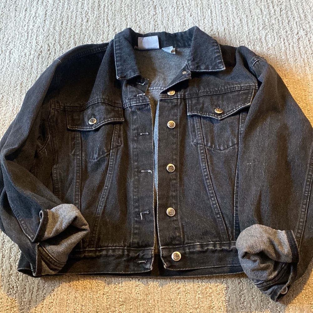 Vintage 90s Bill Blass Denim Jacket - sz M